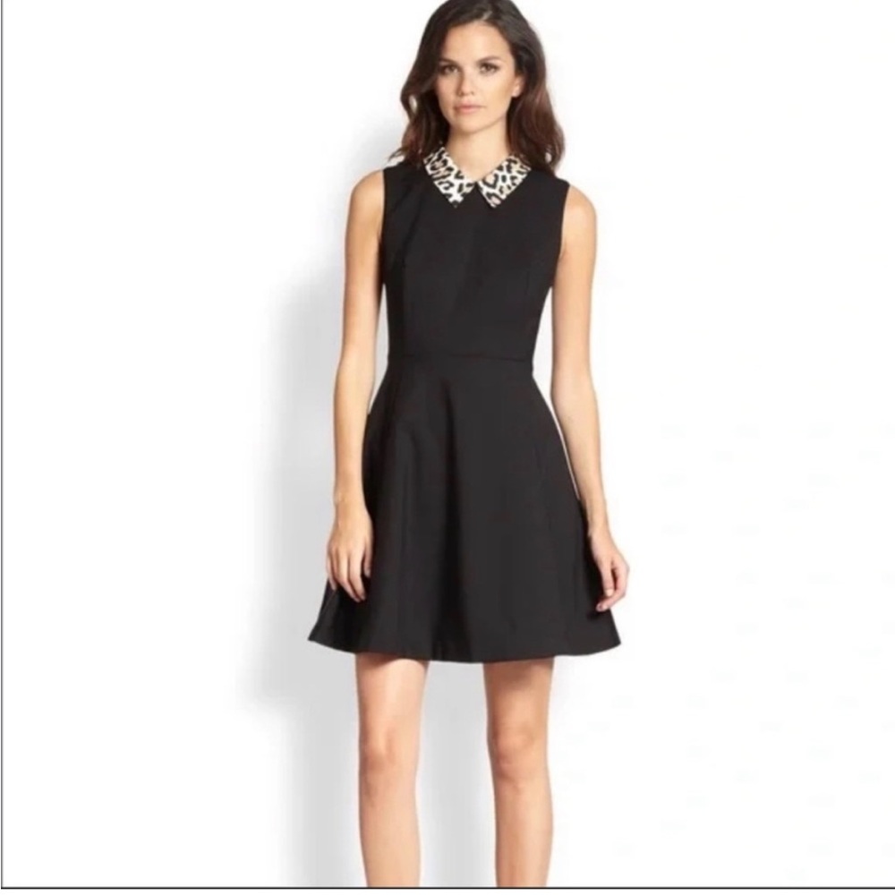 Kate Spade dress with leopard collar size 8 - Picture 5 of 5